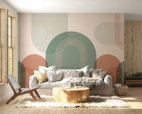 Modern pastel arch design


