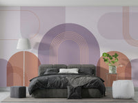 Chic modern arch pattern print

