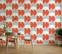 Modern abstract wallpaper for interiors

