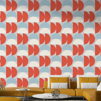 Soft geometric wall art wallpaper


