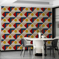 Calm geometric composition wallpaper

