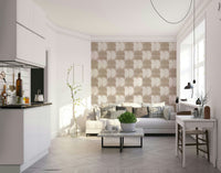 Abstract geometric texture wallpaper in neutral tones

