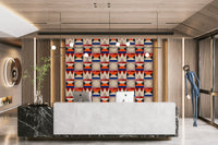 Geometric shapes and colors wallpaper for walls

