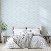 White diamond-shaped boho wall wallpaper

