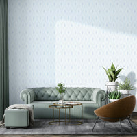 White boho harlequin diamond wall mural

