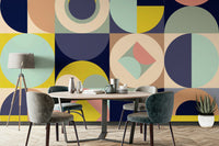 Mescolanza Alt V3 geometric wall mural

