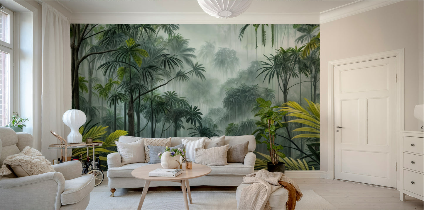 Enchanted Jungle Escape Wall Mural