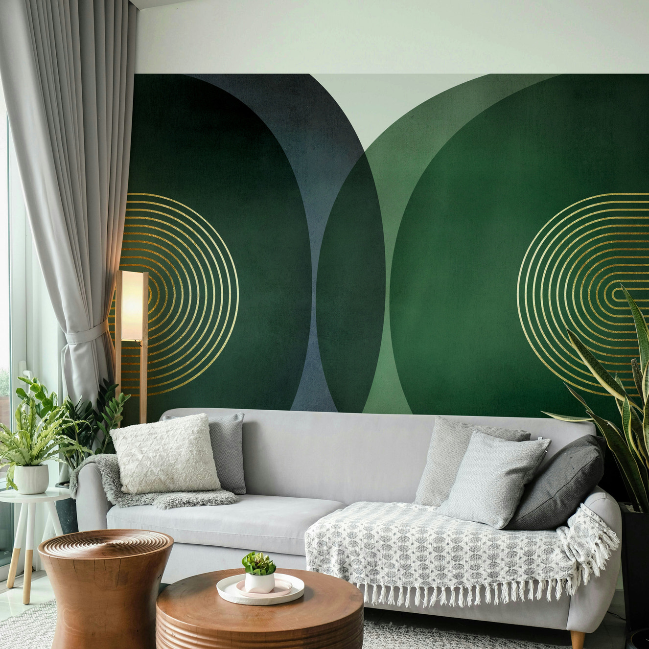 Modern Mid Century Wall Mural