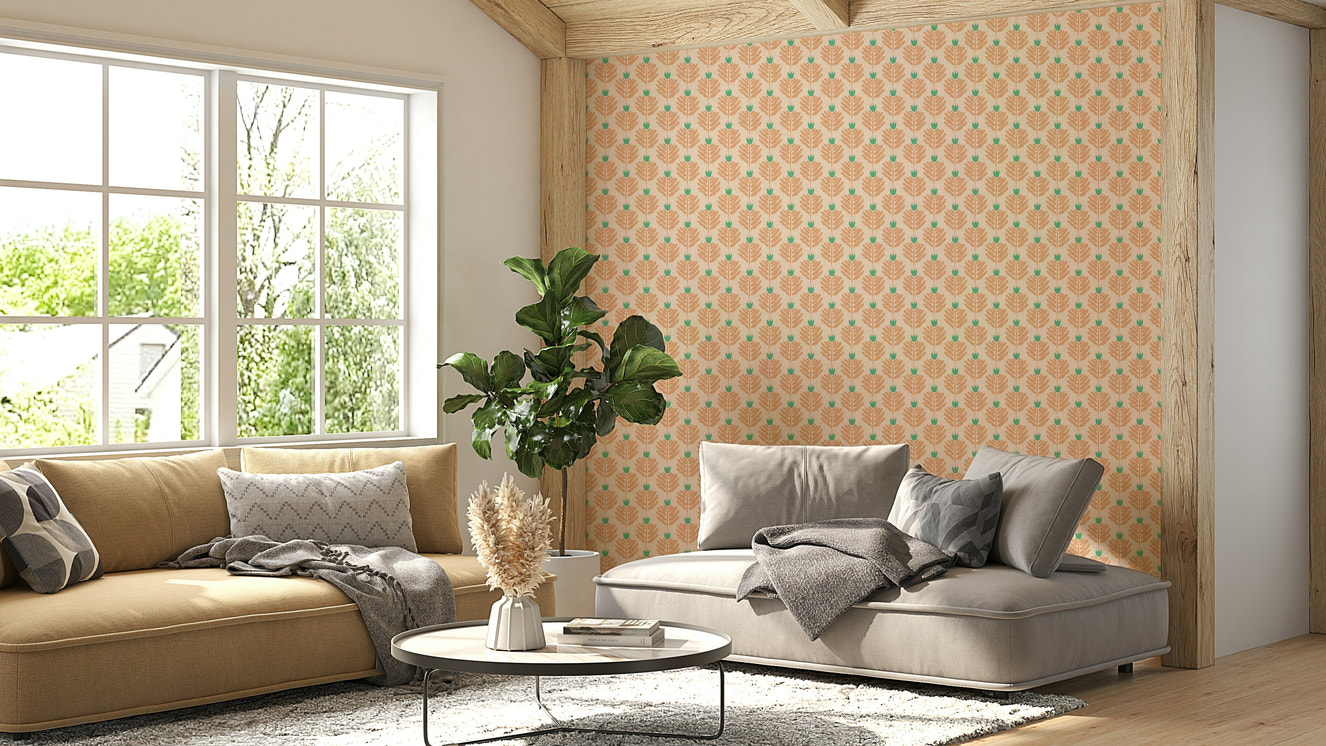 Durable and easy to install wallpaper for walls

