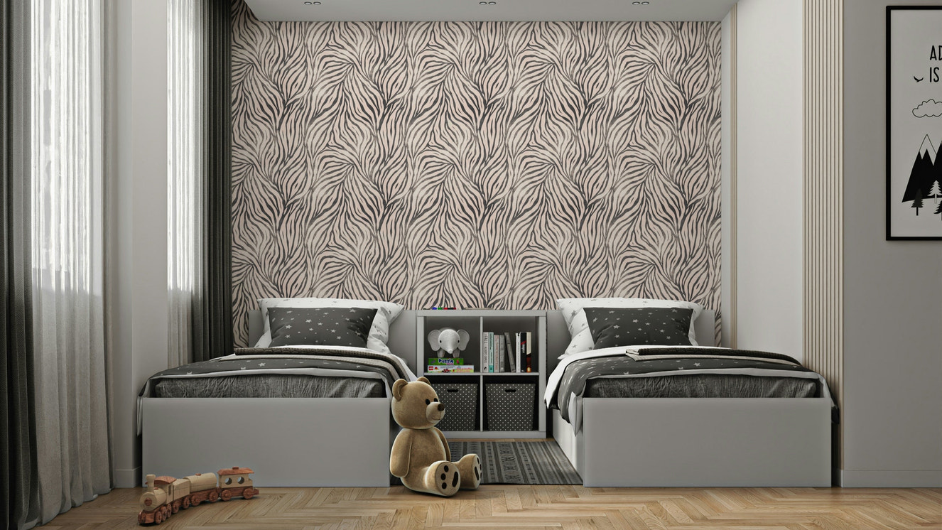 Close-up of black and white zebra stripes




