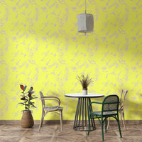 Eclectic neon wallpaper pattern

