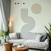 Bold and elegant wallpaper close-up

