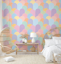 Durable and easy to install wallpaper mural

