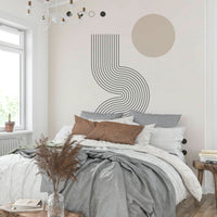 Bold and elegant wallpaper close-up

