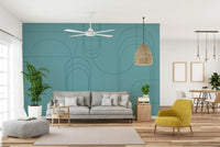 Artistic abstract wall mural close-up

