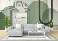 Calming sage wallpaper for walls

