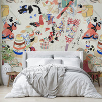 Easy-to-apply dreamy wall mural


