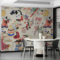 Surreal landscape mural wallpaper

