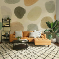Earthy shade wallpaper decor

