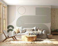 Stylish flowing lines wallpaper texture

