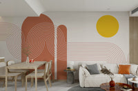Durable and easy to install wallpaper mural

