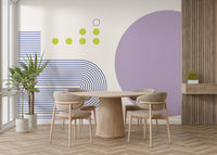Close-up of geometric shapes mural wallpaper

