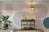 Durable and easy to install wallpaper mural

