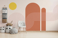 Durable and easy to install wallpaper mural

