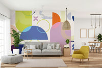 Contemporary wall mural for stylish interiors

