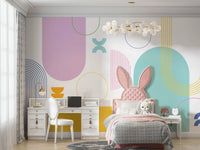 Strong abstract design for statement walls

