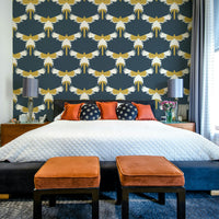 Modern wildlife wall mural
