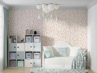 Blush bloom wallpaper with vintage floral style

