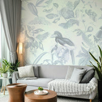 Playful jungle wallpaper pattern

