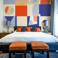 Flowing paint wallpaper design

