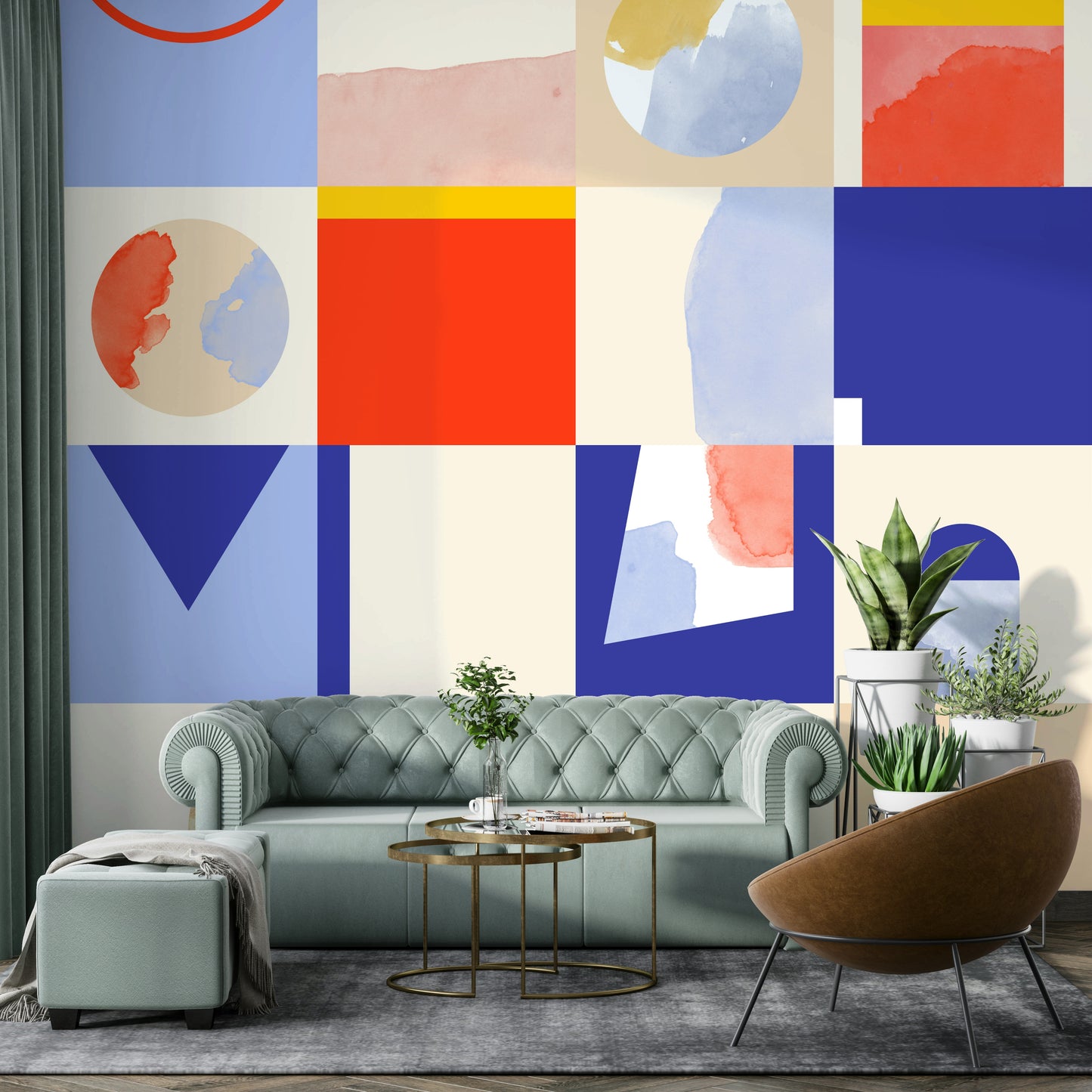 Statement wallpaper mural

