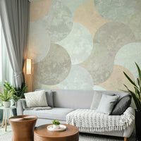 Clean lines mural for walls

