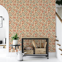 Cozy rustic wallpaper pattern

