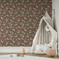 Cozy rustic wallpaper pattern

