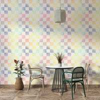 Bold geometric wallpaper pattern

