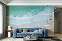 Peaceful water scene wall mural

