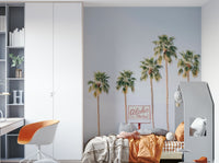 Peaceful beach hotel wallpaper

