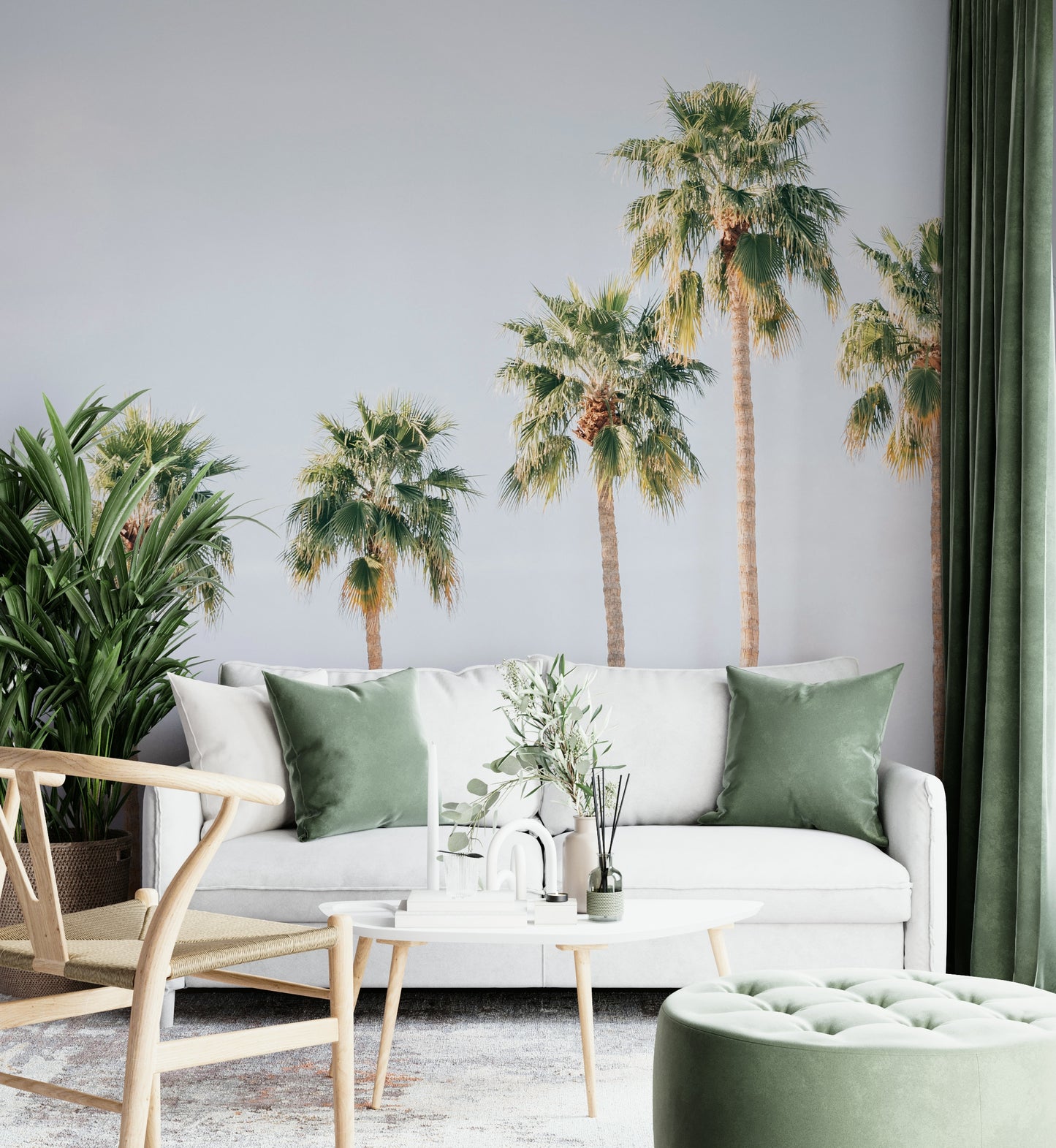 Aloha-themed wallpaper for rooms

