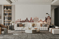 European street mural for rooms

