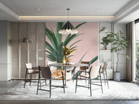 Easy-to-install wall mural in baby’s room
