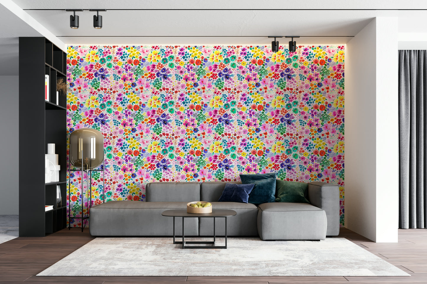 Artistic garden wall design

