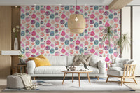 Fun wall mural for creative rooms

