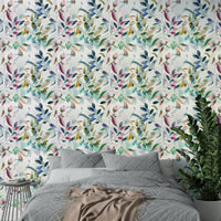 Bedroom flower wall mural

