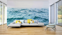 Large ocean mural for living room
