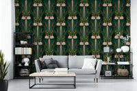 Elegant swan wallpaper for walls

