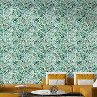 Forest green mural wallpaper

